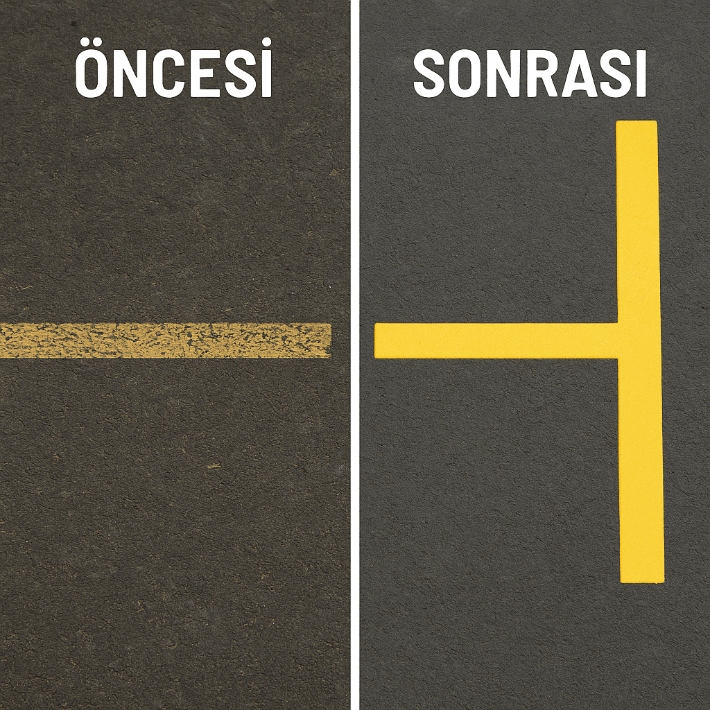 Otopark Çizgi Boyama